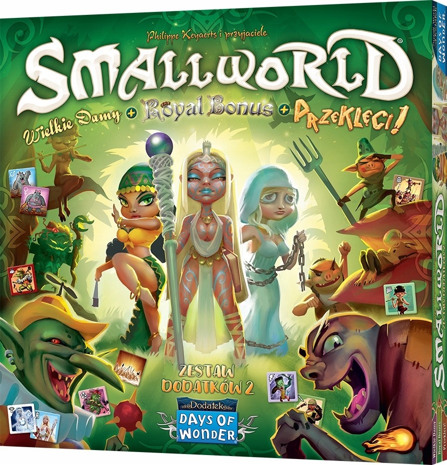 Spoločenská hra Small World: Rozširujúci balíček 2 (Grand Dames + Royal Bonus + Damned!) Rebel